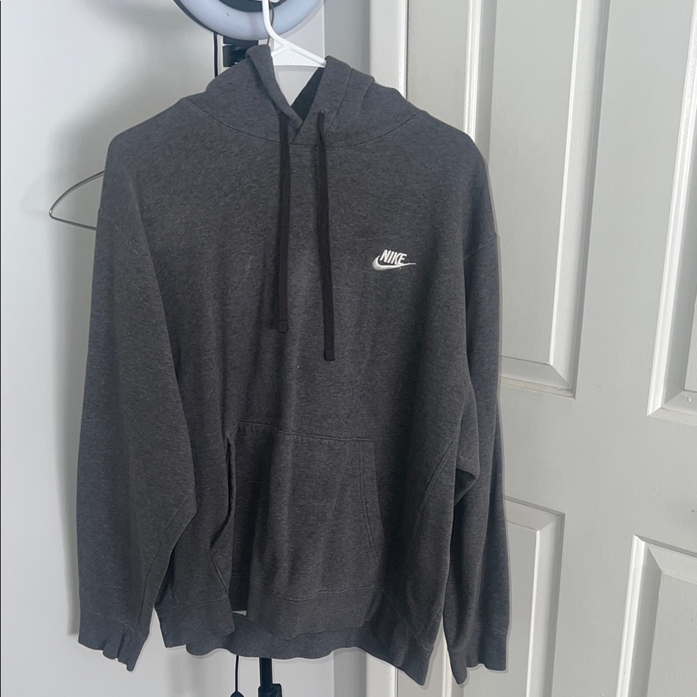 Nike Charcoal Hoodie with Logo